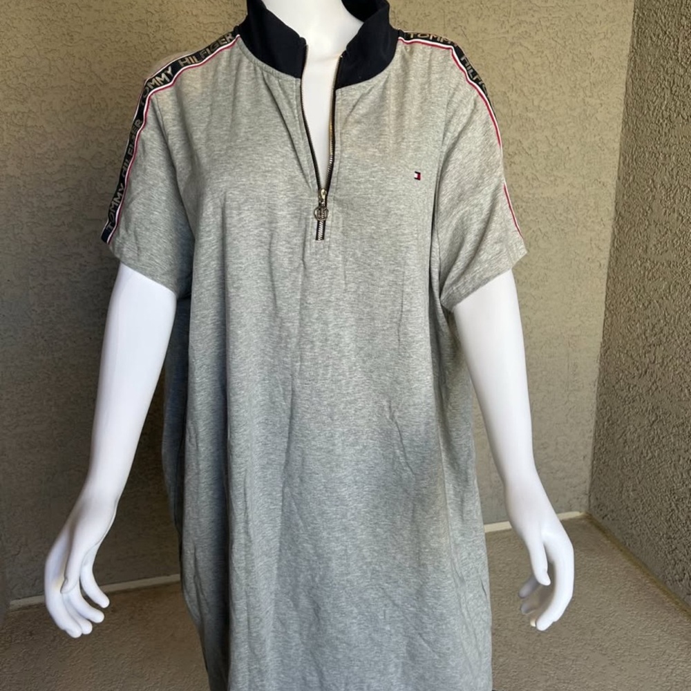 Tommy Hilfiger Gray and Black Dress